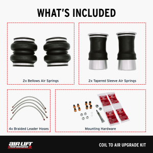 Toyota GR86 Coilover Suspension Kit - Front + Rear - Air Lift - Coil to Air Upgrade - `12-`24